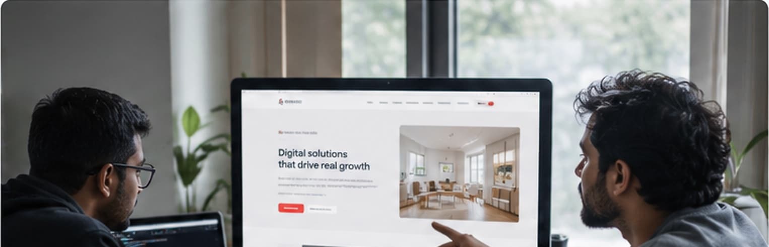 Gigzman team reviewing a property platform interface