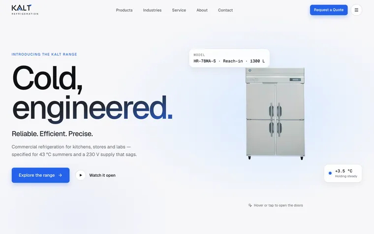 Kalt website