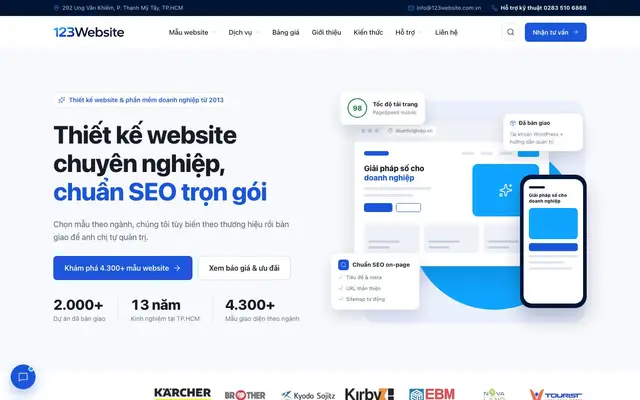 Website Design Company - 123Website website