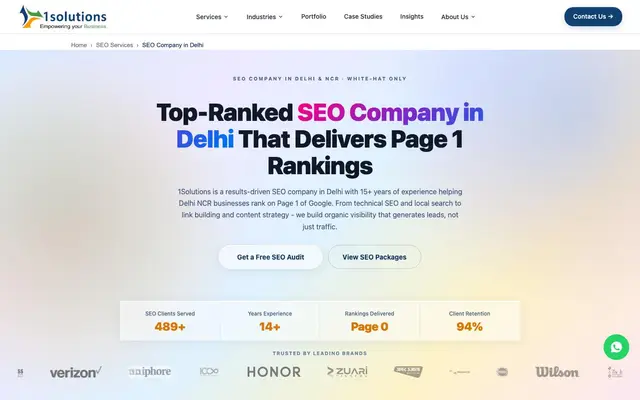 1Solutions website