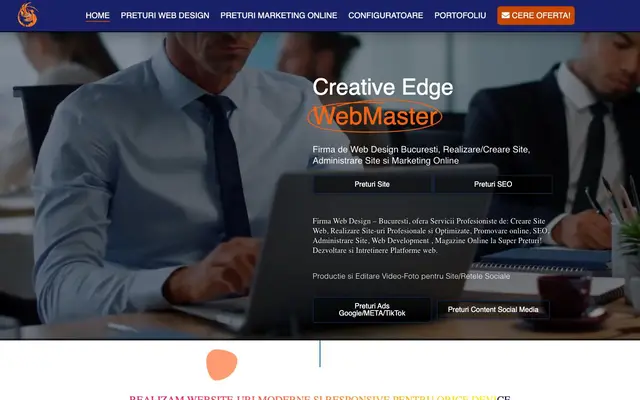 Creative Edge website
