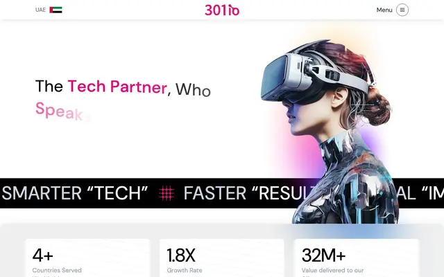 301io - Next-Gen Digital Solutions website