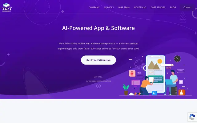 360 Degree Technosoft website
