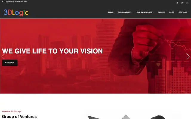3D Logic website
