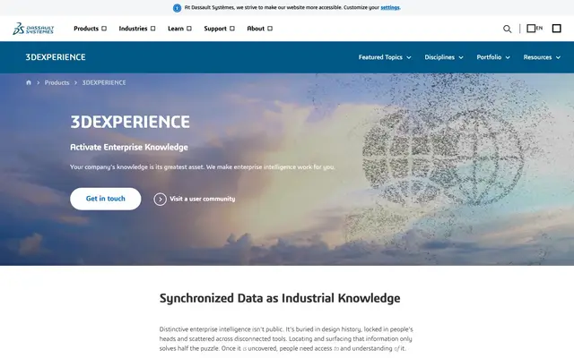 Dassault Systèmes website