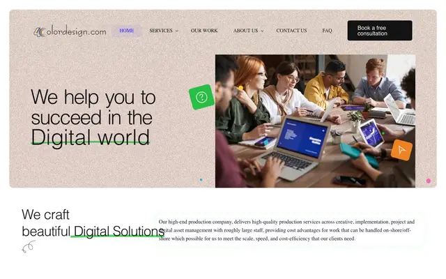 4ColorDesign.com website