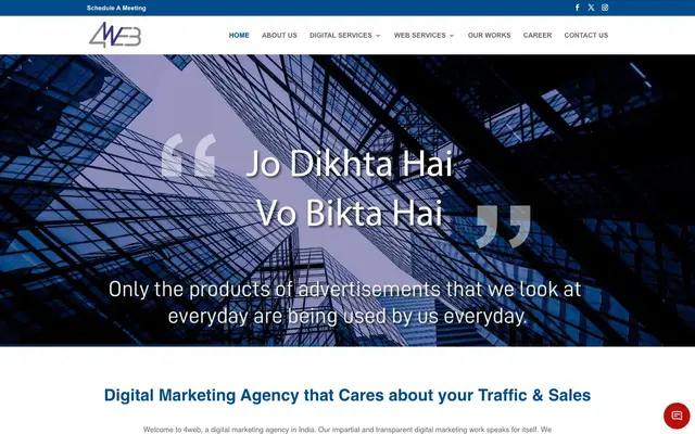 4web website