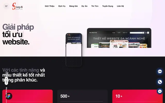 68 Creative - Thiết Kế Website Chuẩn SEO TPHCM website