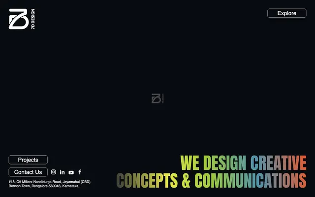 7D Design Marketing Agency website