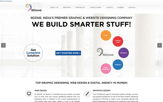 9Dzine Creative Agency website