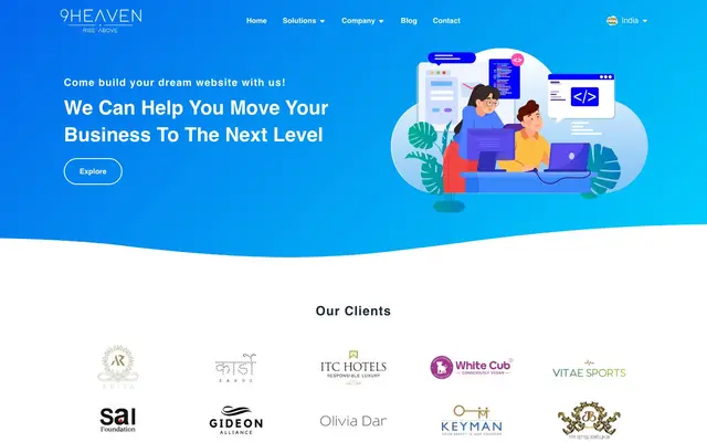 9HEAVEN website