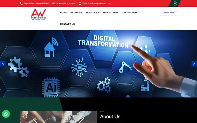 awebsolutions website
