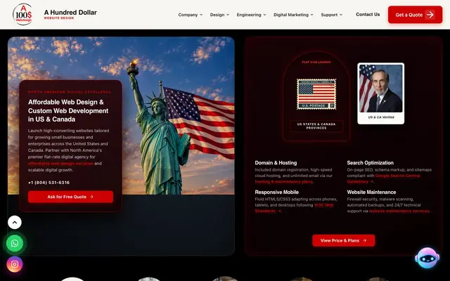 A 100 Dollar Website DesignServices website