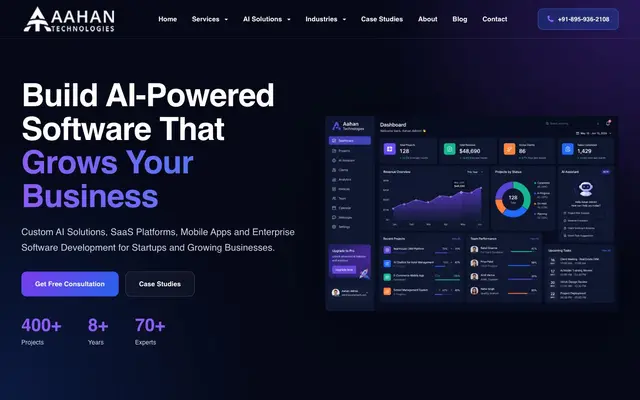 Aahan Technologies website