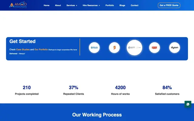 Aamod ItSolutions Pvt Ltd website