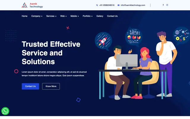 Aarnik Technology website