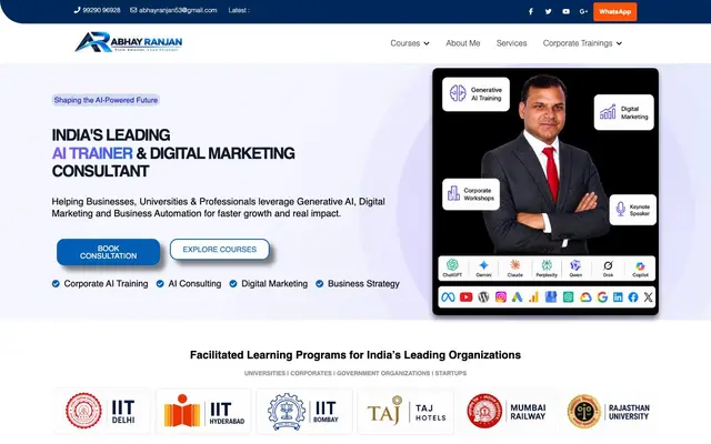 Abhay Ranjan website