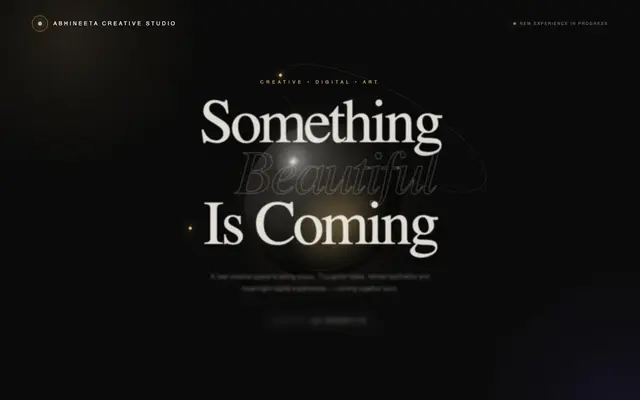 Abhineeta Creative Studio website
