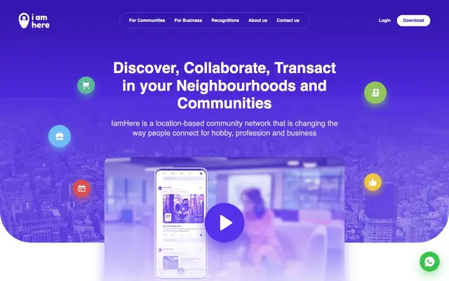 IamHere Software Labs Private Limited website
