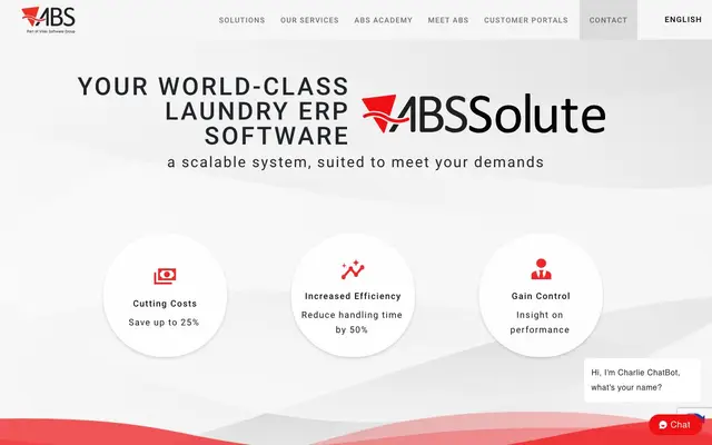 ABS Software Development website