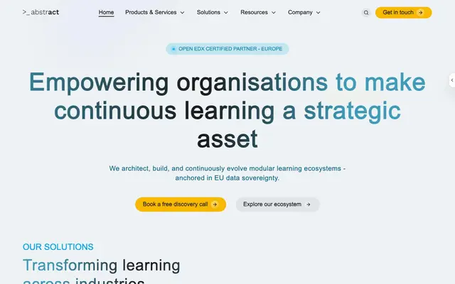 Abstract-Technology GmbH website