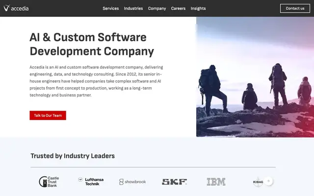 Accedia website