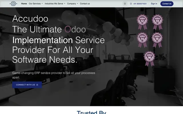 Accudoo Solutions Private Limited website