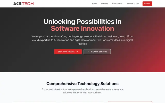 Acetech Information Systems Pvt. Ltd website