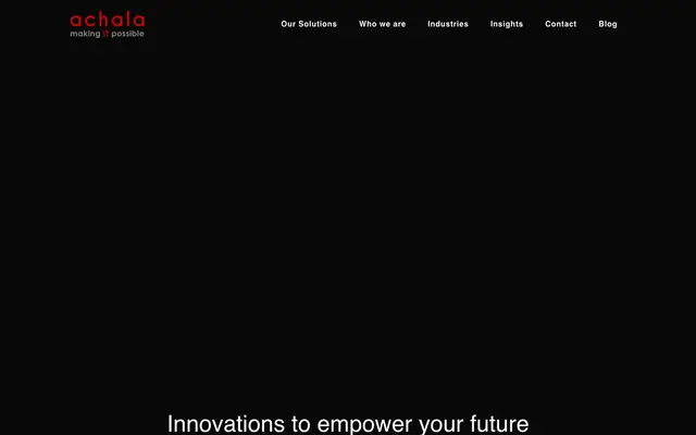 Achala IT Solutions Pvt.Ltd website