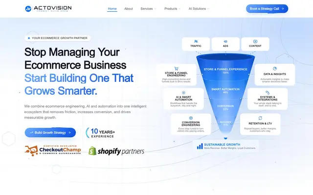 Actovision IT Solutions Private Limited website