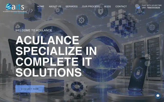 Aculance - Web Design and Mobile App Development website