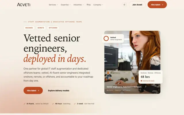 Acveti website