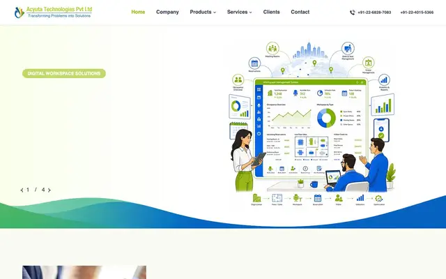 Acyuta Technologies Pvt Ltd. website