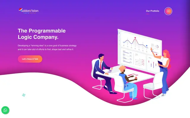 AddonVision infotech Pvt Ltd. website