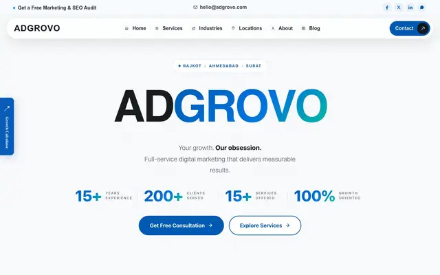 Adgrovo website