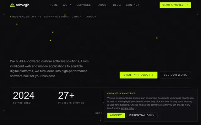 Adrologic Private Limited website