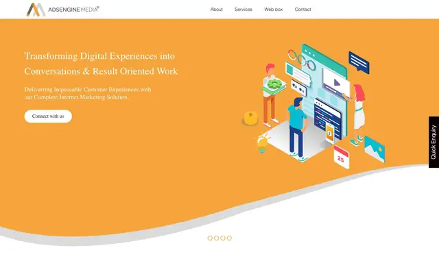 ADSENGINE MEDIA website