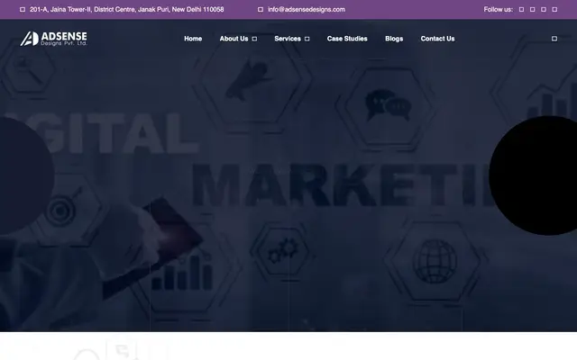adsense designs pvt. ltd. website