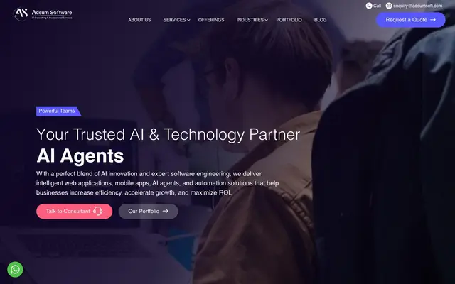 Adsum Software website
