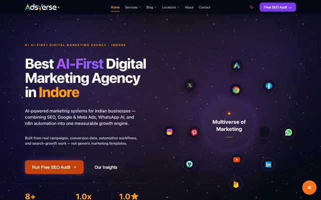 Adsverse website