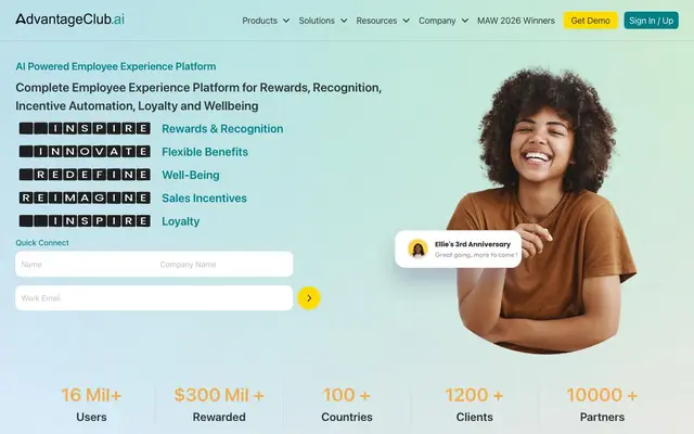 AdvantageClub.ai website