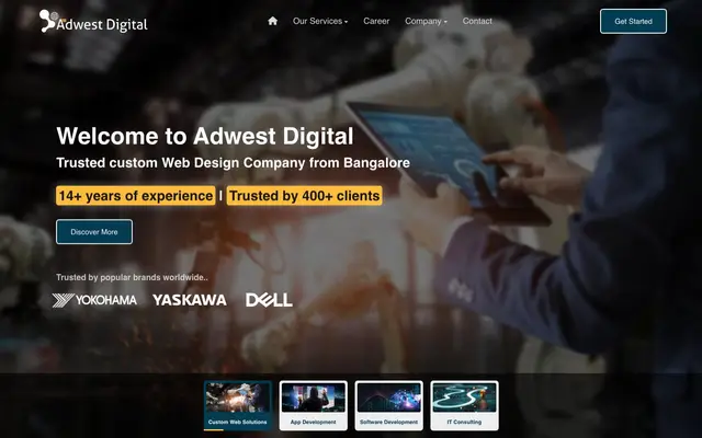 Adwest Digital website