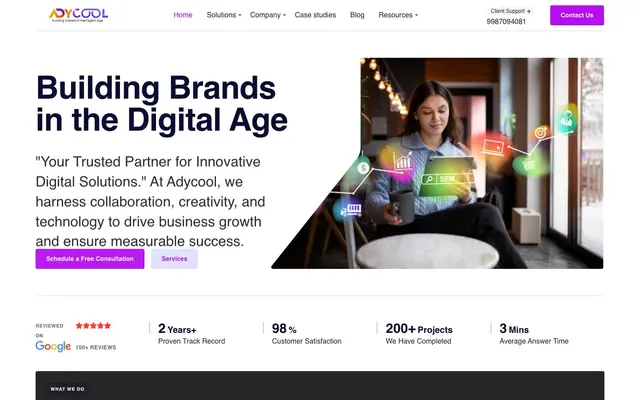 Adycool website