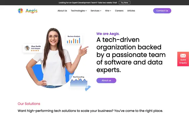 Aegis Software website