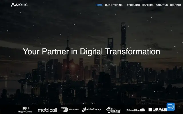 Aexonic Technologies website