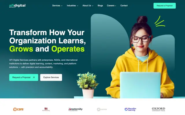 AFI Digital Services LLP website