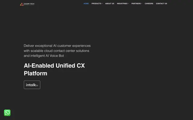Agami Tech - intalk.io - Helpinbox.io website