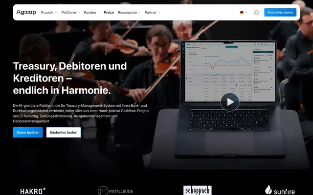 Agicap GmbH website