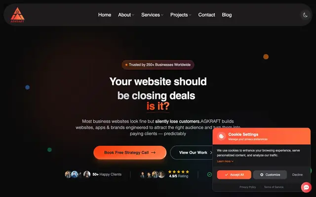 AGKRAFT TECHNOLOGY PRIVATE LIMITED website