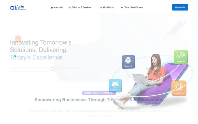 Aglin Infomatics Private Limited website